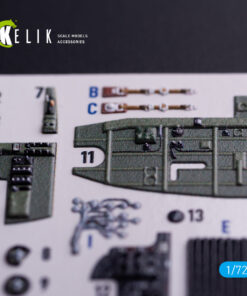 Alternative view of Kelik Bristol Blenheim Mk.1 - interior 3D decals for Airfix kit (1/72)