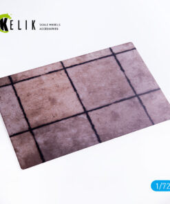 Kelik Soviet Square Concrete Plates Airfield 1970 th - Base - Acrylic 3 mm (280 x 180 mm) (170 g) (1/72)
