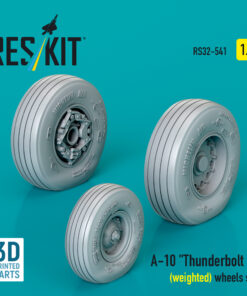 Reskit A-10 "Thunderbolt II" (weighted) wheels set (3D Printed) (1/32)