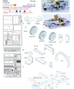 Alternative view of Minor 1/35 1980 Rodhesian mine protected Land Rover conversion. for Italeri kits. Agila operation decals.