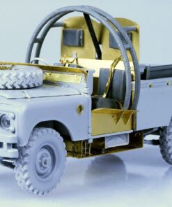 Minor 1/35 1980 Rodhesian mine protected Land Rover conversion. for Italeri kits. Agila operation decals.
