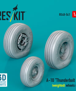 ReskitA-10 "Thunderbolt II" (weighted) wheels set (3D Printed) (1/48)