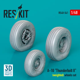 ReskitA-10 "Thunderbolt II" (weighted) wheels set (3D Printed) (1/48)