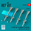 Reskit R-27ET (AA-10 Alamo-D) missiles (4 pcs) (MiG-29, Su-27, Yak-141) (3D Printed) (1/48)
