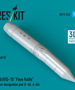 Alternative view of Reskit AN/AVQ-10 "Pave Knife" laser designation pod (1 pcs) (F-4D, A-6A) (3D Printed) (1/72)