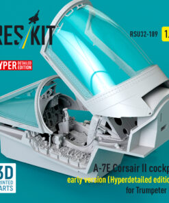 Alternative view of Reskit A-7E Corsair II early cockpit (Hyperdetailed edition) for Trumpeter kit (1/32) RSU32-0189