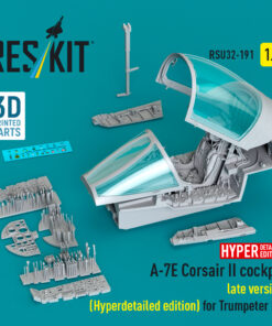 Reskit A-7E Corsair II late cockpit (Hyperdetailed edition) for Trumpeter kit (1/32) RSU32-0191