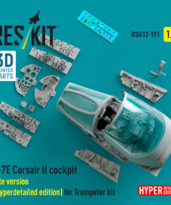 Alternative view of Reskit A-7E Corsair II late cockpit (Hyperdetailed edition) for Trumpeter kit (1/32) RSU32-0191