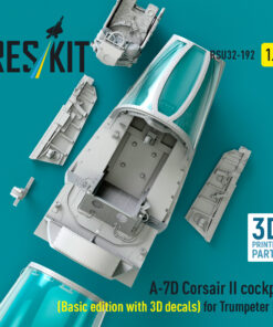 Alternative view of Reskit A-7D Corsair II cockpit (Basic edition with 3D decals) for Trumpeter kit (1/32) RSU32-0192
