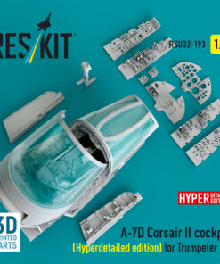 Alternative view of Reskit A-7D Corsair II cockpit (Hyperdetailed edition) for Trumpeter kit (1/32) RSU32-0193