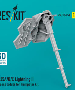 Reskit F-35A/B/C Lightning II access ladder for Trumpeter kit (3D Printed) (1/32) RSU32-0251
