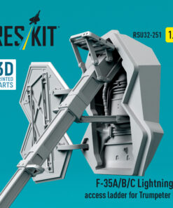 Alternative view of Reskit F-35A/B/C Lightning II access ladder for Trumpeter kit (3D Printed) (1/32) RSU32-0251