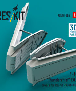 Alternative view of Reskit ​F-105 "Thunderchief" F.O.D. covers for ResKit RSU48-0338 (3D Printed) (1/48)