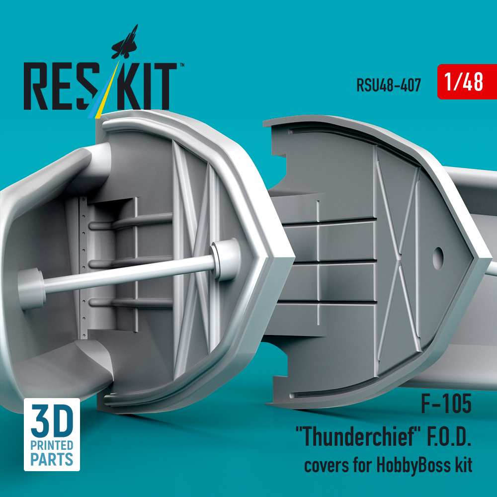 Reskit F-105 "Thunderchief" F.O.D. covers for HobbyBoss kit (3D Printed) (1/48) - Image 3