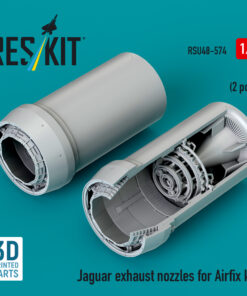 Reskit Jaguar exhaust nozzles for Airfix kit (3D Printed) (1/48)