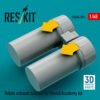 Reskit Rafale exhaust nozzles for Revell/Academy kit (3D Printed) (1/48)