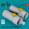Reskit Rafale exhaust nozzles for HobbyBoss kit (3D Printed) (1/48)