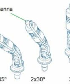 Alternative view of Minor 1/16 MP-48 U.S. antenna base set of 6