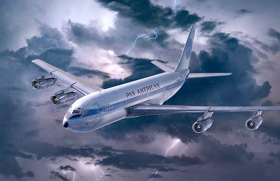 Roden Boeing 707 – 321 (1/144) RD-338