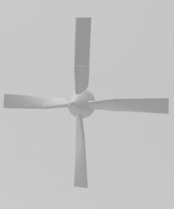 Alternative view of CAT4 1/48 E-2A/B Hawkeye 4-blades props early (for Italeri/Kinetic) R48116