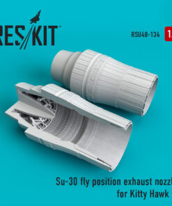 Reskit Su-30 "Flanker-C" fly position nozzles for GWH kit (3D Printed) (1/48) RSU48-0134
