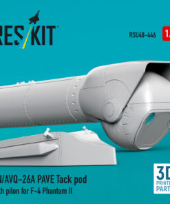 Alternative view of Reskit AN/AVQ-26A PAVE Tack pod with pilon for F-4 Phantom II (3D Printed) (1/48) RSU48-0446