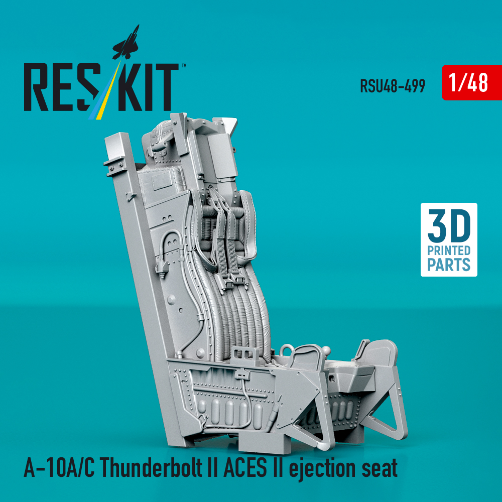 Reskit A-10A/C Thunderbolt II ACES II ejection seat (3D Printed) (1/48) RSU48-0499 - Image 3