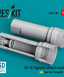 Reskit RA-5C Vigilante exhaust nozzles late type for Trumpeter kit (3D Printed) (1/48) RSU48-0509