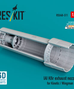 Reskit IAI Kfir exhaust nozzle for Kinetic / Wingman kit (3D Printed) (1/48) RSU48-0511