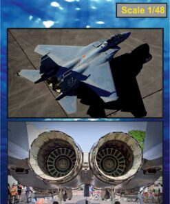 Katran 1/48 F-15EX Eagle II Exhaust Nozzles engine F-110-GE-129 (opened) for GWH K4885