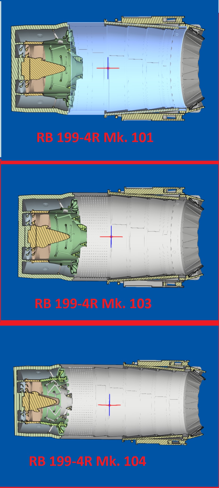 Katran 1/48 Panavia Tornado GR.4/Gr.4A Exhaust Nozzles RB 199-4R Mk.103 (closed) for Revell/Eduard K4868 - Image 8