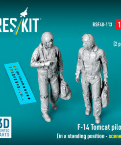 ResKit F-14 Tomcat pilots (in a standing position - scene 1) (2 pcs) (3D Printed) (1/48) RSF-0113