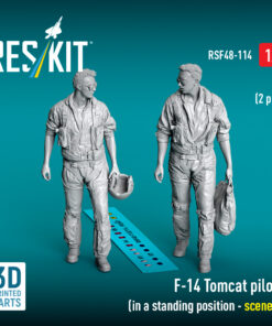 ResKit F-14 Tomcat pilots (in a standing position - scene 2) (2 pcs) (3D Printed) (1/48) RSF-0114