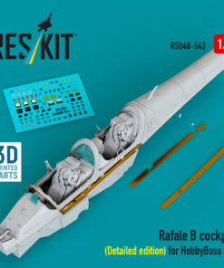 Reskit Rafale B cockpit (Detailed edition) for HobbyBoss kit (3D Printed) (1/48) RSU48-0543
