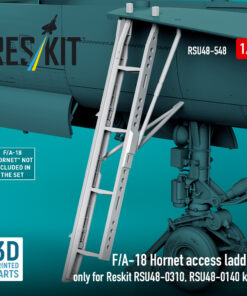Reskit F/A-18 Hornet access ladder only for Reskit RSU48-0310, RSU48-0140 kits (3D Printed) (1/48) RSU48-0548