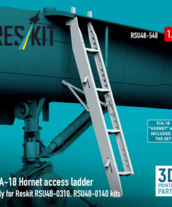 Alternative view of Reskit F/A-18 Hornet access ladder only for Reskit RSU48-0310, RSU48-0140 kits (3D Printed) (1/48) RSU48-0548