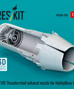 Reskit F-105 Thunderchief exhaust nozzle for HobbyBoss kit (3D Printed) (1/48) RSU48-0583