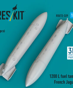 ResKit 1200 L fuel tanks French Jaguar (2 pcs) (3D Printed) (1/72) RSU72-0329