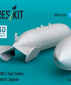 Alternative view of ResKit 1200 L fuel tanks French Jaguar (2 pcs) (3D Printed) (1/72) RSU72-0329