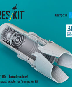 ResKit F-105 Thunderchief exhaust nozzle for Trumpeter kit (3D Printed) (1/72) RSU72-0331