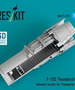 Alternative view of ResKit F-105 Thunderchief exhaust nozzle for Trumpeter kit (3D Printed) (1/72) RSU72-0331