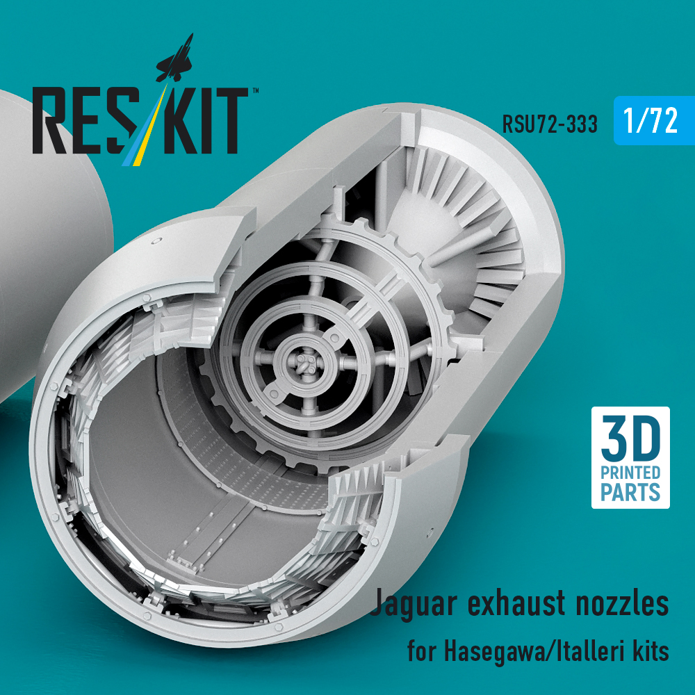 ResKit Jaguar exhaust nozzles for Hasegawa/Italleri kits (3D Printed) (1/72) RSU72-0333 - Image 3